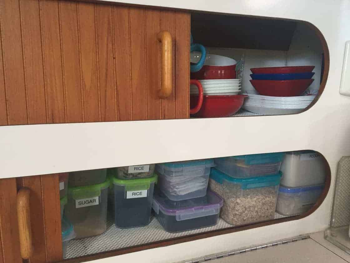 Area over refrigerator