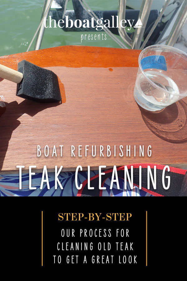How do you choose a teak cleaner and finish? There's a lot of labor involved and you want products that are going to make you thrilled with the results. My criteria and before/after photos. Yes, I'm delighted!
