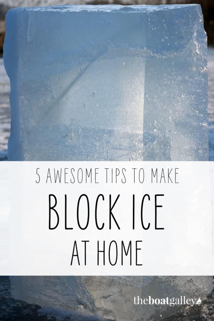 Tips for making block ice to use in a cooler for food storage. It seems like such a simple thing to do, yet I've had so many disasters.