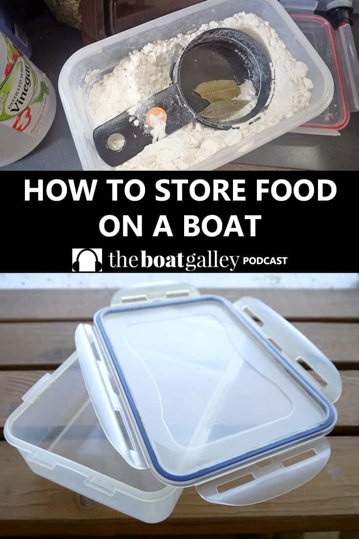 Storing Food on a Boat The Boat Galley