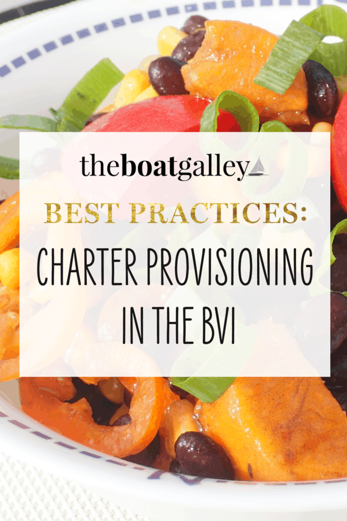Planning a charter vacation in the BVI? Info and links to numerous provisioning options offering online ordering so you don't have to spend a precious day of your vacation running around!