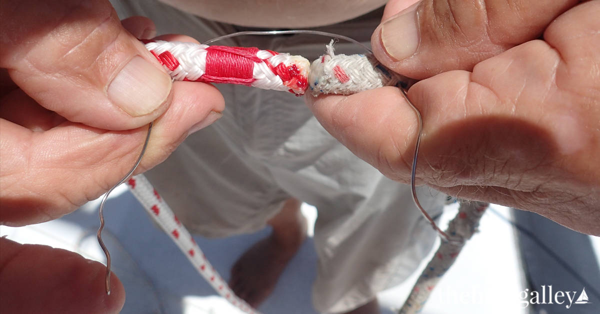 Installing a New Halyard The Boat Galley