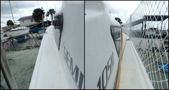 Kid boats and dog boats . . . lifeline netting adds a bit of safety to both. A few notes on installing it and where to get the best price on the netting.