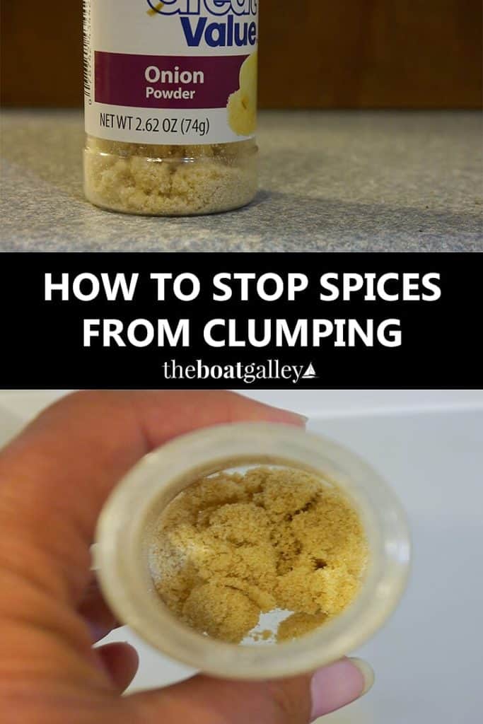 Two tips to keep spices flowing freely -- don't throw spices away because they've turned rock hard!