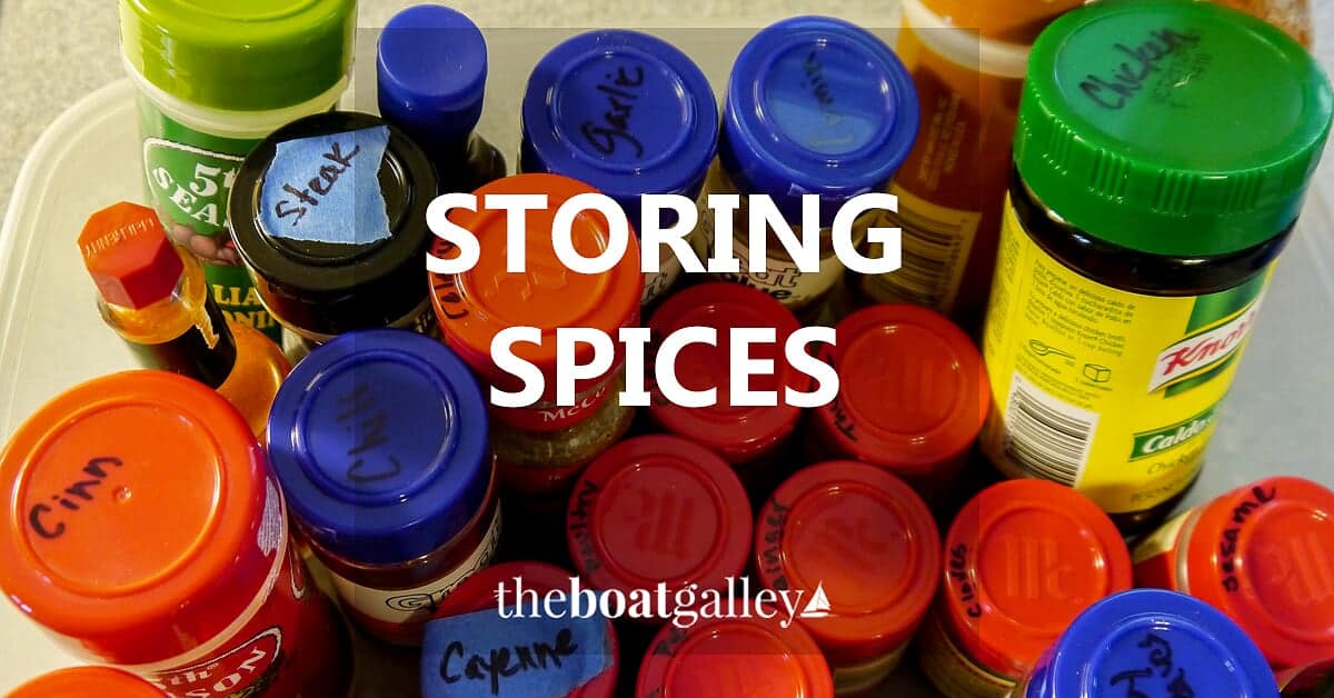 Storing Spices & Mix Packets The Boat Galley